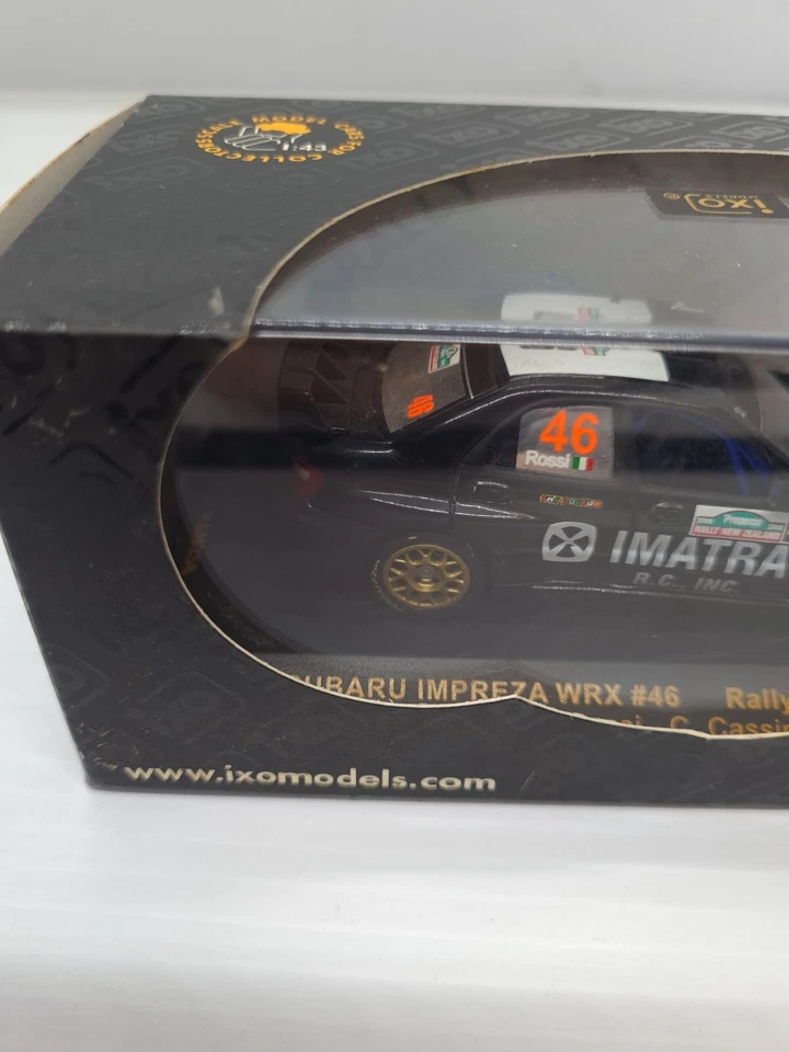 IXO 1/43 Subaru Impreza WRX Rally New Zealand 2006 #46 V.Rossi C.Cassina RAM 256 - Image 3 of 4