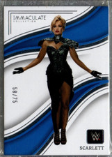 2023 Immaculate Collection WWE #64 Scarlett /75 