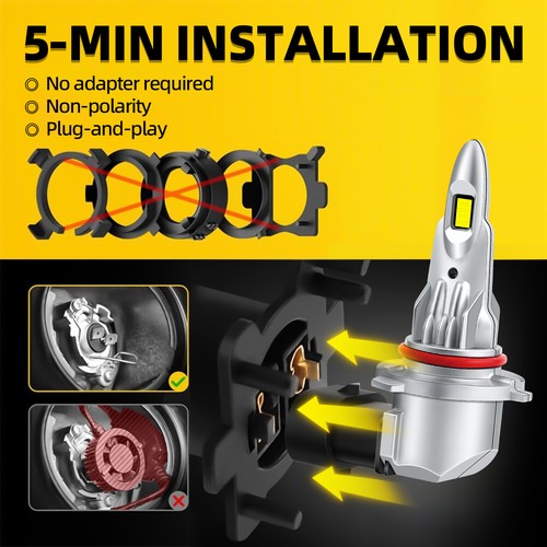 9005 H11 9145 CANBUS LED Headlight Kit Bulbs 6000K White High/Lo Beam Fog Lights - Picture 5 of 15