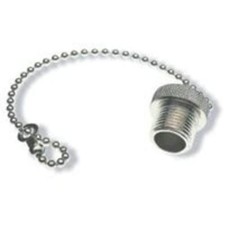 1 pc TURCK RS-CC Dust Cap, Protection, M12 Threads, Nickel Plated Brass, 6" SS