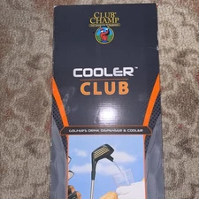 CLUB CHAMP Cooler Club GOLF DRINK WATER DISPENSER Unused In Original Box