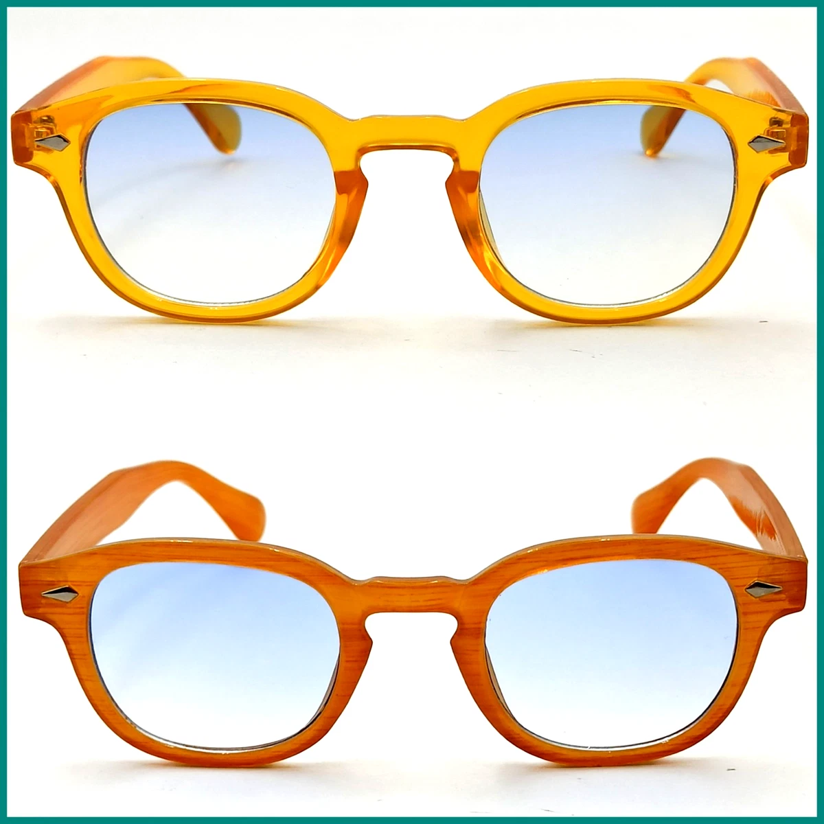 Uomo Classy Elegante Sofisticato Rétro Hip Hop Sole Occhiali