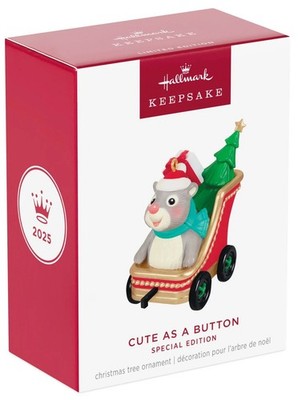 Hallmark Keepsake Cute As A Button Christmas Ornament ~ 2025 Special Edition