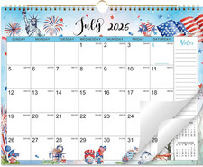 Calendar 2026-2027 - Wall Calendar 2026-2027, 18 Months Wall Calendar from July