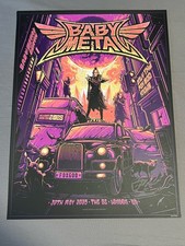 🇺🇸 4th Of July SALE 🧨💥 BABYMETAL London Official Poster O2 Arena Mumford