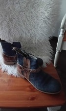 Yellow Cab Damen Stiefeletten  Gr.40  Jeansblau