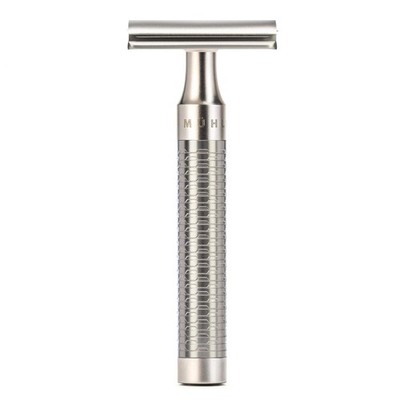 MÜHLE ROCCA R94 Double Edge Safety Razor Closed Comb | Pure Matt Stainless St...