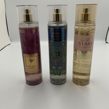 Bath  Body Works Set of 3 Assorted FIne Mist Fragrance Scents 8 oz NEW