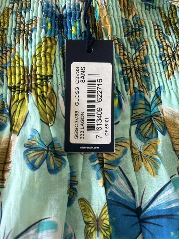 NEW WITH TAGS VILEBREQUIN 100 % Cotton Swim Suit Cover Up DRESS - Size 8 ANS - Image 4 of 4