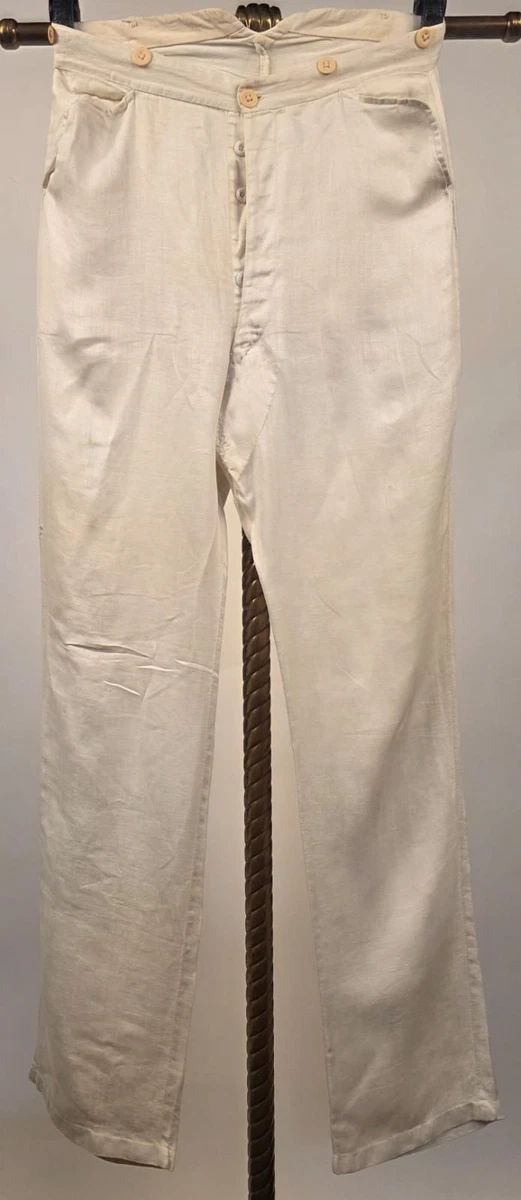 Linen Vintage Pants for Men for sale | eBay
