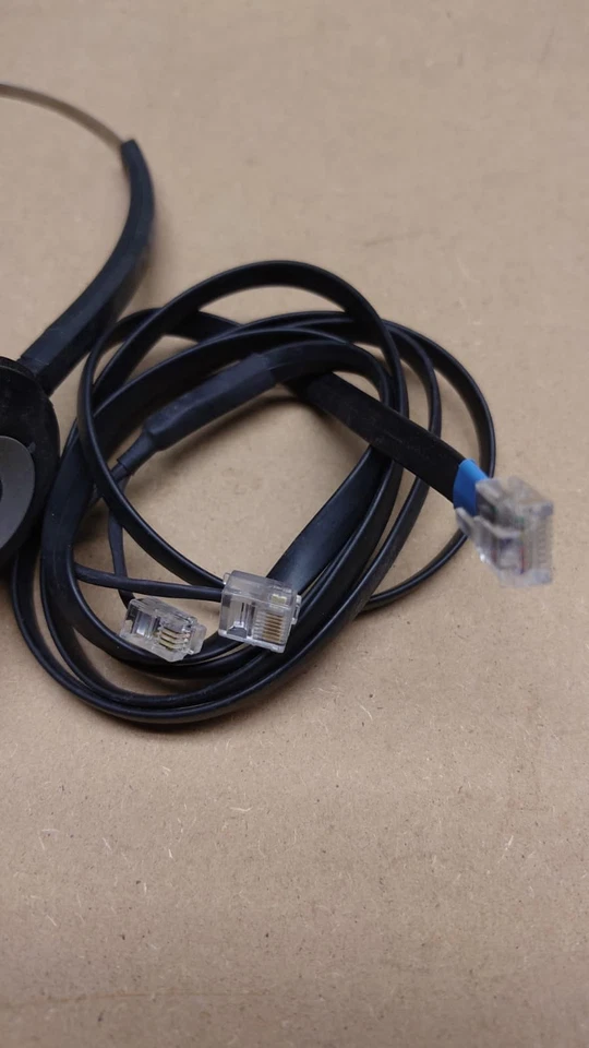 Jabra PRO 920 Schwarz Silber Kopfbügel Headset für Telefon PC DHSG DECT WHB003BS - Bild 2 von 4