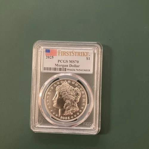 2025 FIRST STRIKE Morgan Dollar PCGS MS70