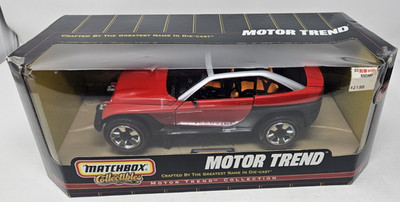 Matchbox Motor Trend Jeepster Concept Red Diecast Model Car Jeep 1:18 Scale