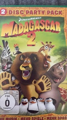 DREAMWORKS; MADAGASCAR 2 - 2 DISC PARTY PACK (DE 2009); 2 DVDs - sehr gut !