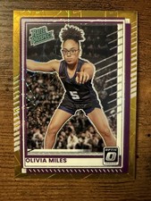 2025-26 Donruss Optic Rated Prospect Olivia Miles Gold /10 Parallel Lynx RC