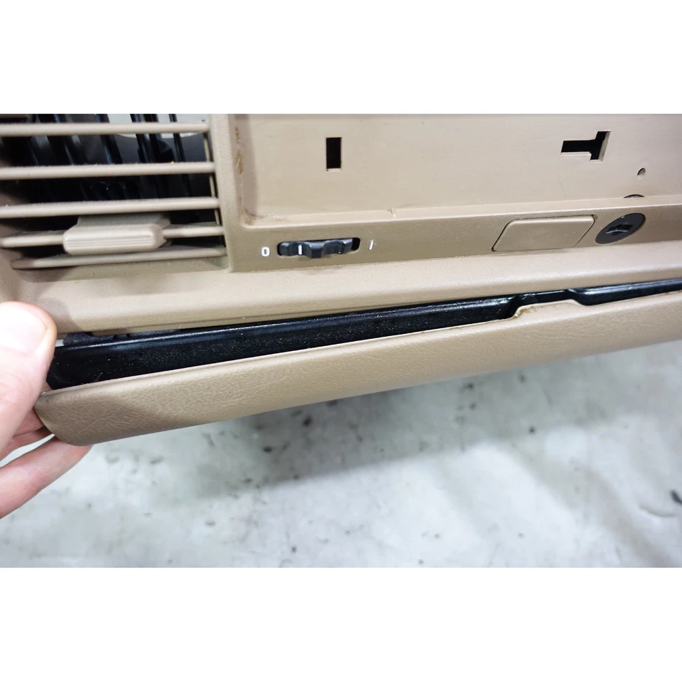 Damaged 94-99 BMW E36 3-Series Coupe Sedan Interior Glove Box Beige Vinyl OEM - Image 3 of 4