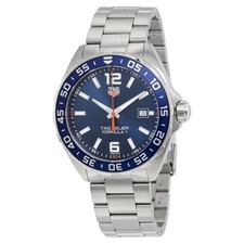 Tag Heuer Men's Formula 1 200M Analog Quartz 43mm Watch WAZ1010.BA0842 Blue