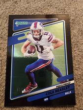 2021 Panini Donruss Football Cole Beasley- BLACK PRESS PROOF /10!!!