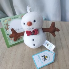 Jellycat Christmas Festive Folly Snowman Genuine New With Tags FFH6SN