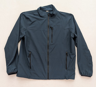 Rugged Wear Men's Athletic Jacket Size XL Blue Full Zip Lightweight
