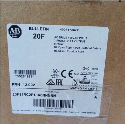 20F11RC2P1JA0NNNNN New In Box Free Fast Shipping 1pcs 20F11RC2P1JA0NNNNN