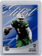 2025 Donruss Elite CAM WARD Elitist Rookie RC 72/75 Tennessee Titans #8 Miami SP