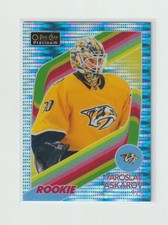 2023-24 O-Pee-Chee Platinum Yaroslav Askarov Rookie Retro Blue Pulsar 045/100