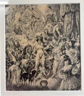 Norman Lindsay Etching 18" X 13" "Down To The Walpurgis" Plate 4 Circa 1960's