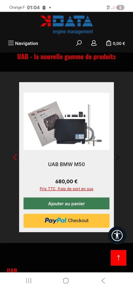 Calculateur Kdata M50 Uab - Photo 1/2