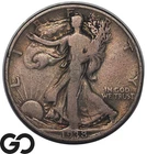 1938-D Walking Liberty Half Dollar, Better Denver Date