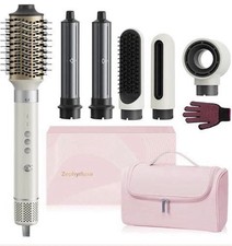 6  in  1 Hair Dryer Brush Set Auto  Wrap Curlers Fast  Dry Ionic Hot Air Styler