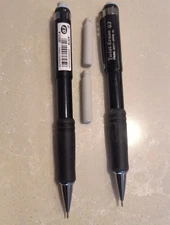 (2) PENTEL QE517-A Twist Erase 0.7 mm. With 2 eraser Refills. NOS