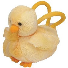 TY Beanie Baby - COOL CHICK the Chick Purse (9 inch) - MWMTs Stuffed Animal Toy