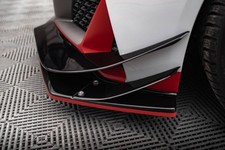 Maxton Design Obere Sto&szlig;stangen Flaps Wings vorne Canards passend f&uuml;r Audi R8 Mk