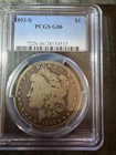 1893 s Morgan silver dollar PCGS G6