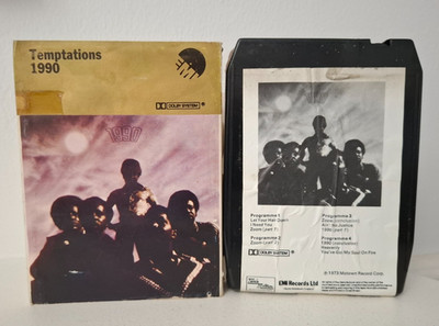8 TRACK TAPE - THE  TEMPTATIONS  - 1990 - 8 TRACK CARTRIDGE