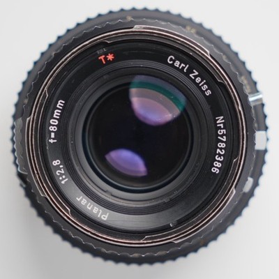 Hasselblad Carl Zeiss C Planar 80mm f/2.8 T* Black Lens From JAPAN