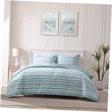- Duvet Cover Set, Cotton Bedding with Matching Shams  Button Closure, King