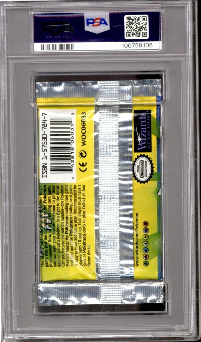 Pokemon Base Set 1st Edition Shadowless Booster Pack