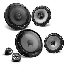 KENWOOD 16,5cm Front/Heck Lautsprecher-Komplett-SET für SKODA (#147)