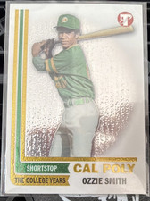 Topps 2005 Pristine Legends Ozzie Smith #122 Cal Poly Mustangs The College Years