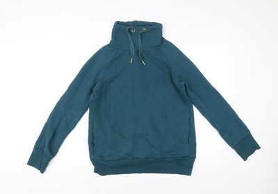 Editor's Cut Damen Pullover Sweatshirt blau Baumwolle UK 12