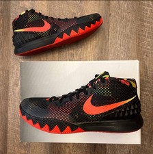 RARE Nike Kyrie 1 Dream Black Red Mens Size 11 Basketball Shoes w Box 705277-016 s-l400.jpg main image 3