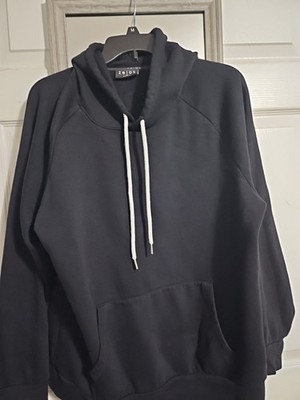 Men's ZELOS /Pullover Hooded Sweatshirt / Kangaroo Pocket/ Black/ Medium 