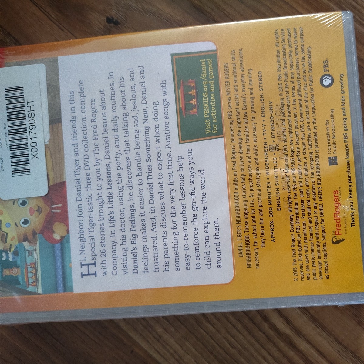 Daniel Tiger's Neighborhood Tiger-tastic 3 Pack DVD's 