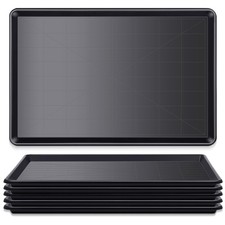 4 Pcs 35 x 23.6 Inch Replacement Tray for Large Dog Plastic Dog Crate Pan Cra...