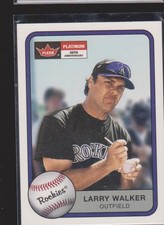 Larry Walker Cards Inserts Vintage Premium Collection LOOK