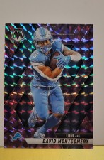 2025 Panini Mosaic - David Montgomery #228 Reactive Purple Mosaic Prizm