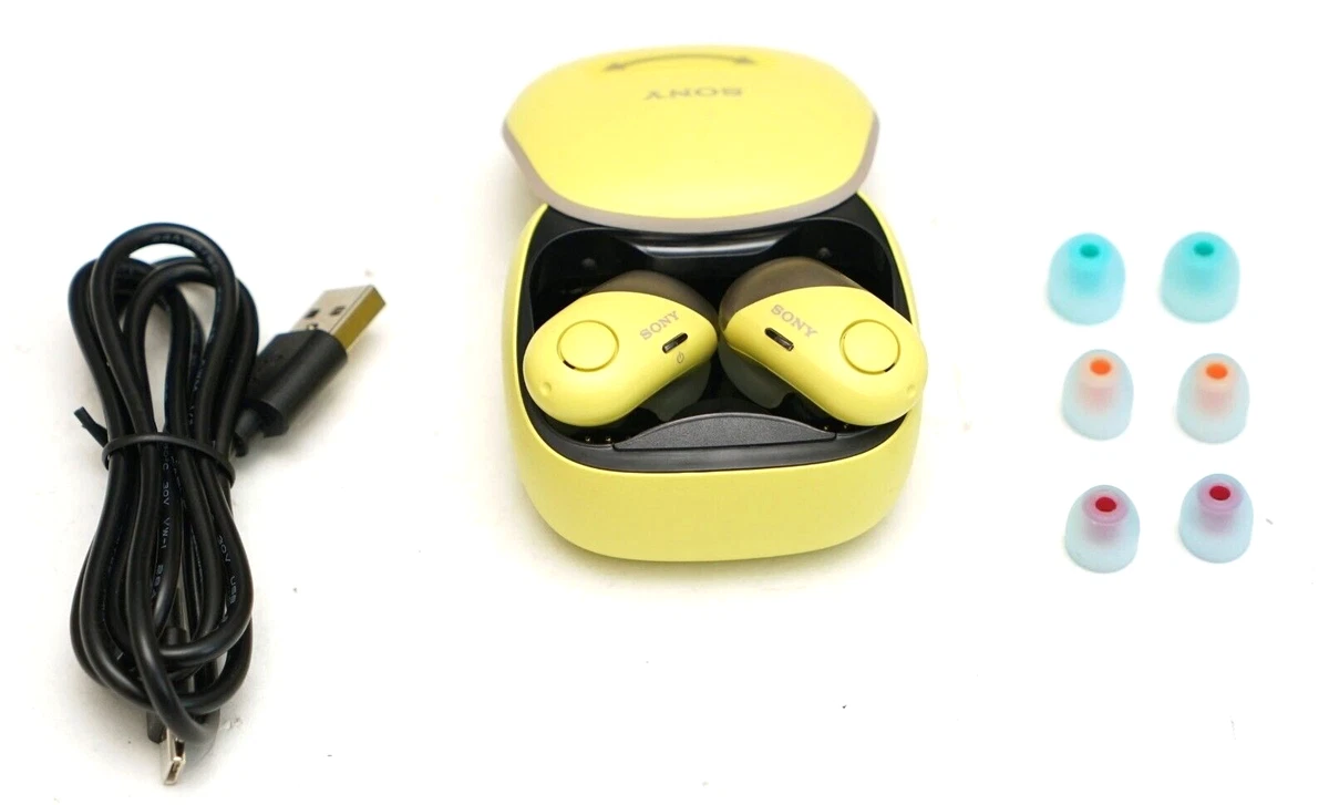 Sony WF-SP700N Yellow Headphones for sale | eBay
