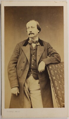 Frankreich Homme Porträt Von Pierre Petit, Paris c1860 Foto CDV Vintage